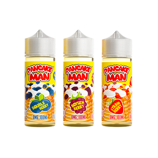 0mg Pancake Man 100ml Shortfill (70VG/30PG)