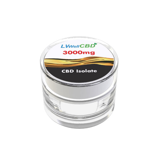 LVWell CBD 99% Isolate 3000mg CBD