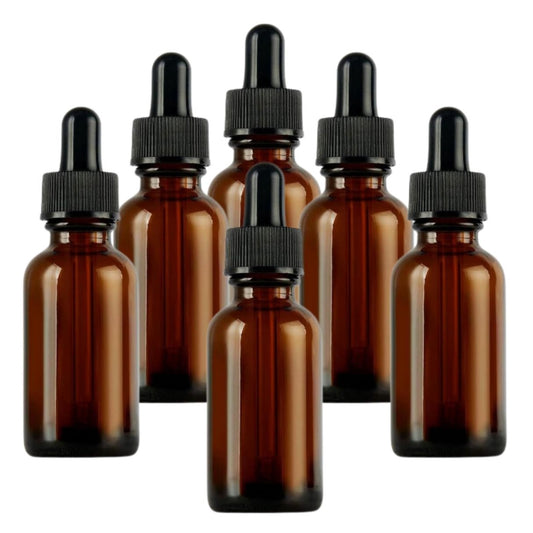 Bulk Empty Amber Glass Tincture Bottles 30ml