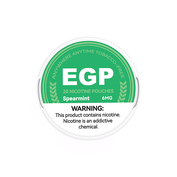 6mg EGP Nicotine Pouches - 20 Pouches (Buy 1 Get 1 Free)