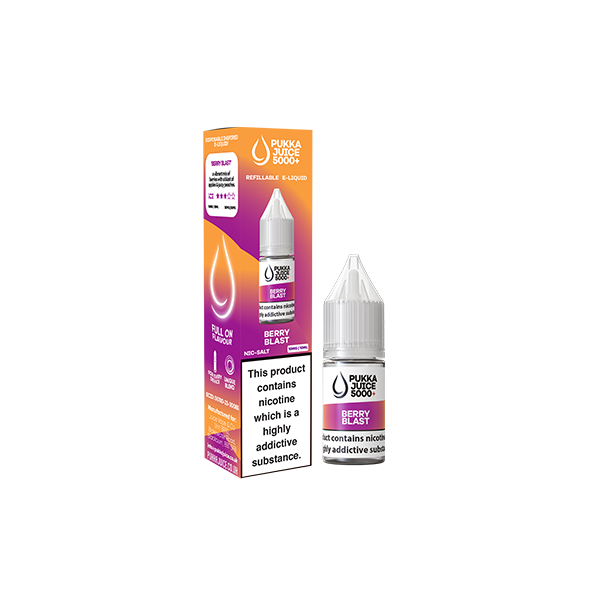 10mg Pukka Juice 5000+ 10ml Nic Salt (50VG/50PG)