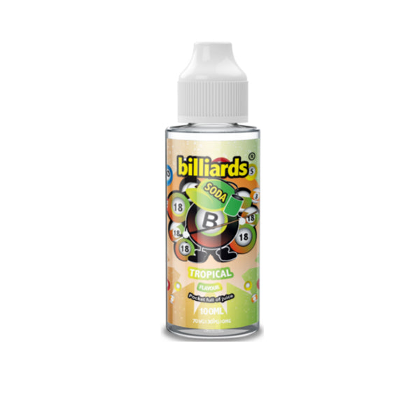 Expired :: Billiards Soda Range 0mg 100ml Shortfill (70VG/30PG)