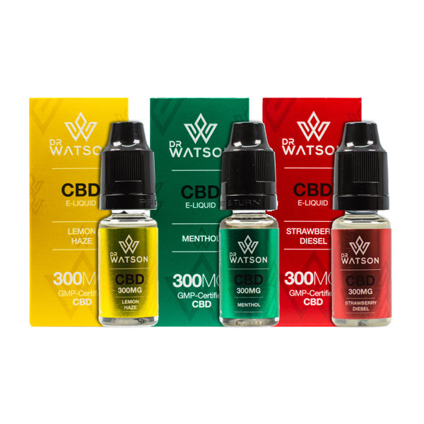 Dr Watson 300mg CBD Vaping Liquid 10ml