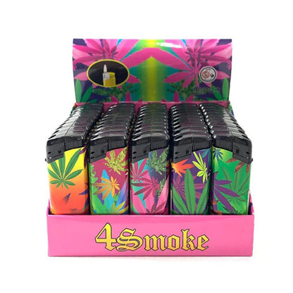 50 x 4Smoke Electronic Printed Lighters - DY068