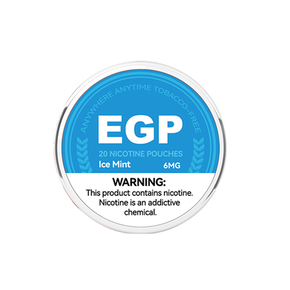 6mg EGP Nicotine Pouches - 20 Pouches (Buy 1 Get 1 Free)