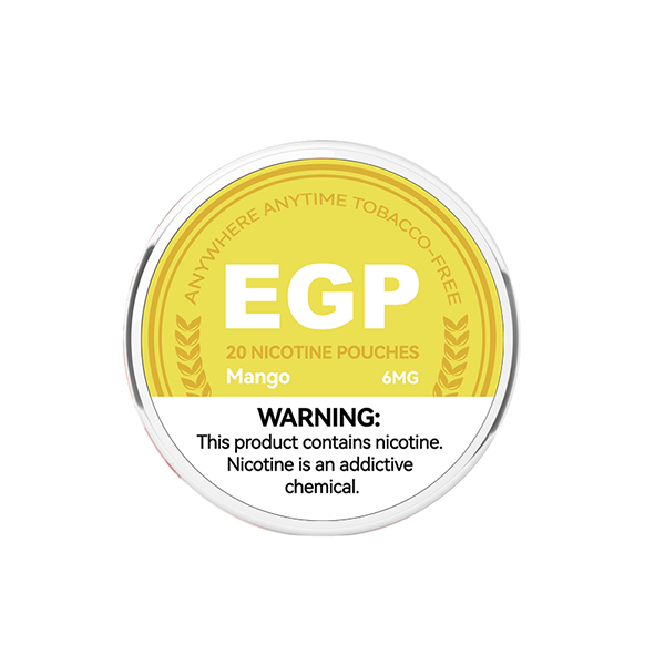 6mg EGP Nicotine Pouches - 20 Pouches (Buy 1 Get 1 Free)