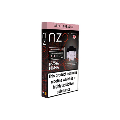 NZO 10mg Salt Cartridges with Pacha Mama Nic Salt (50VG/50PG)