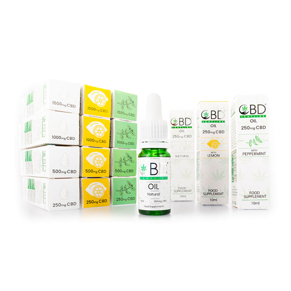 CBD Leafline Starter Pack Box 12 (1 of Each Strength and Flavour)