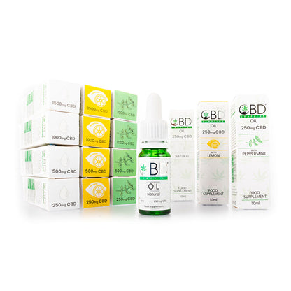 CBD Leafline Starter Pack Box 12 (1 of Each Strength and Flavour)