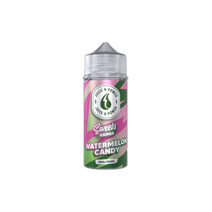 0mg Juice N Power Shortfills 100ml (70VG/30PG)