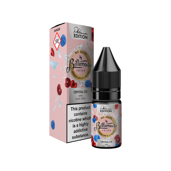 10mg Billionaire Juice Platinum Edition 10ml Nic Salts (50VG/50PG)