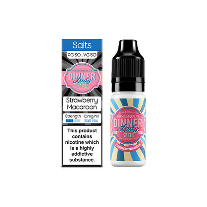 10mg Dinner Lady Desserts Salts 10ml Nic Salts (50VG/50PG)