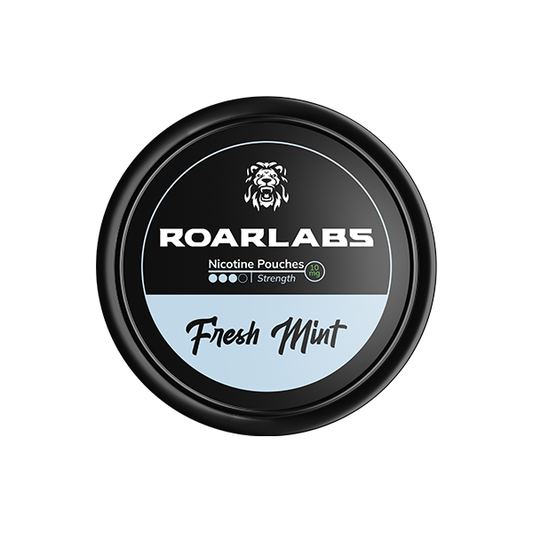 10mg Roarlabs Fresh Mint Nicotine Pouch - 20 Pouches