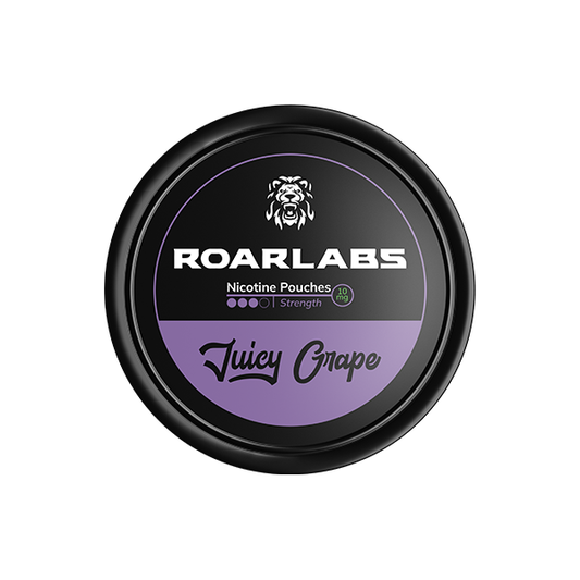 10mg Roarlabs Juicy Grape Nicotine Pouch - 20 Pouches