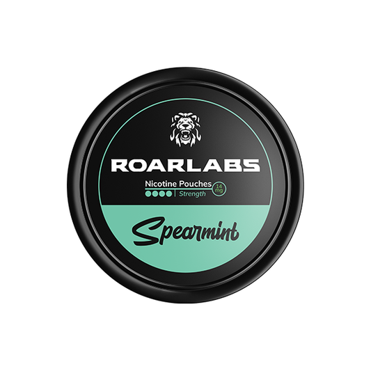 14mg Roarlabs Spearmint Nicotine Pouch - 20 Pouches