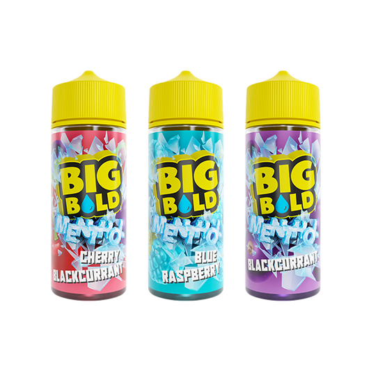 0mg Big Bold Menthol Series 100ml Shortfill  (70VG/30PG)