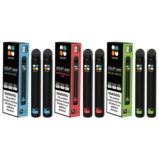 20mg Allov Mini Disposable Vape Device Twin Pack 1200 Puffs