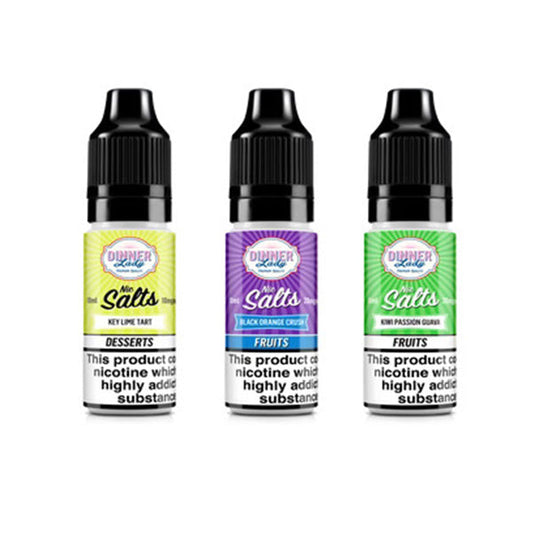 20mg Dinner Lady 10ml Nic Salts (50VG/50PG)