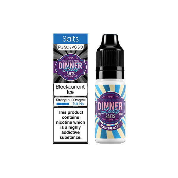 20mg Dinner Lady Ice Salts 10ml Nic Salts (50VG/50PG)