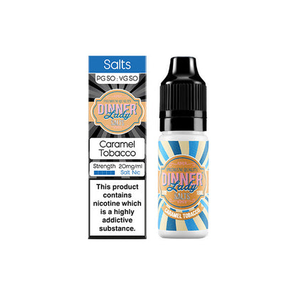 20mg Dinner Lady Tobacco Salts 10ml Nic Salts (50VG/50PG)