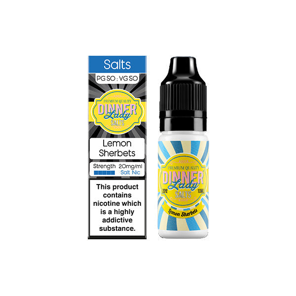 20mg Dinner Lady Sweets Salts 10ml Nic Salts (50VG/50PG)