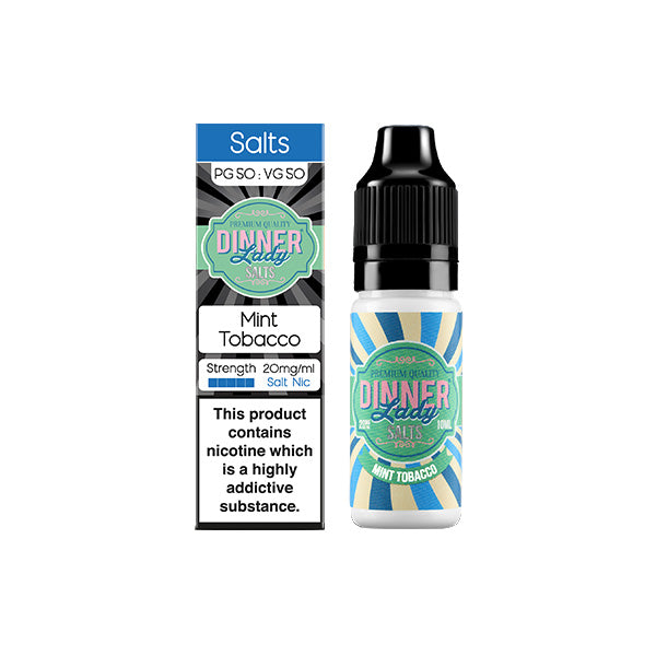 20mg Dinner Lady Tobacco Salts 10ml Nic Salts (50VG/50PG)