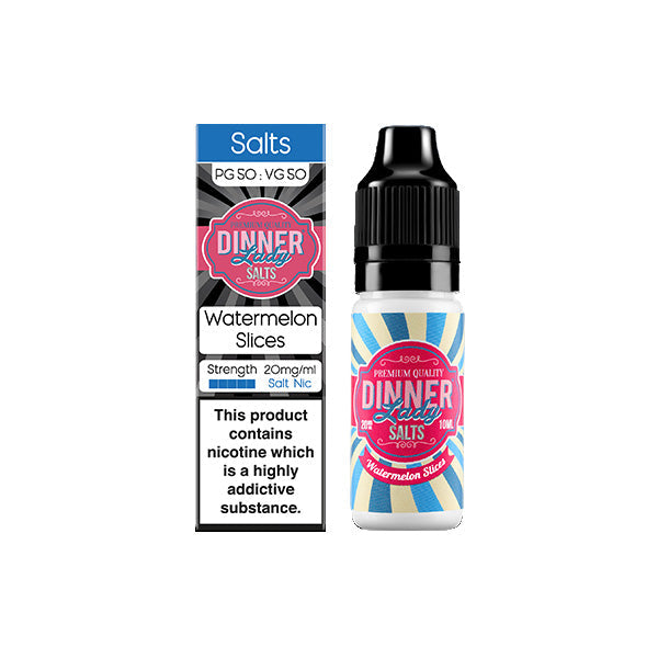 20mg Dinner Lady Sweets Salts 10ml Nic Salts (50VG/50PG)