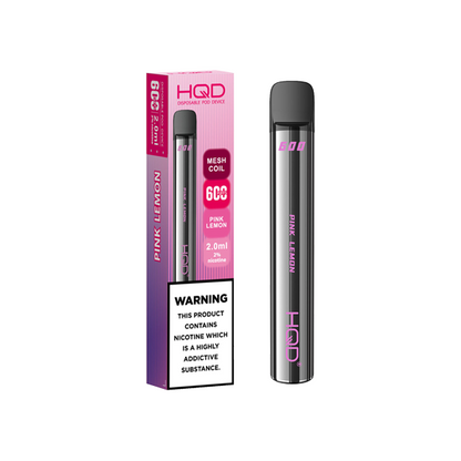 20mg HQD 600 Disposable Vape Device 600 Puffs