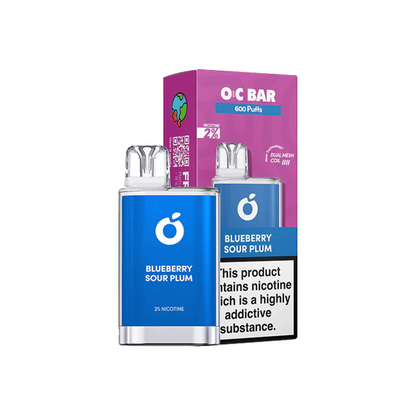 20mg OC Bar Disposable Vape Device 600 Puffs