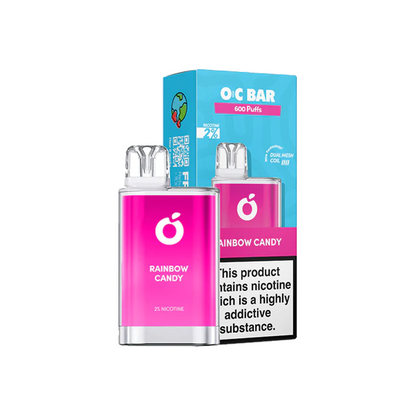 20mg OC Bar Disposable Vape Device 600 Puffs