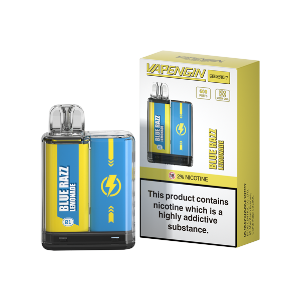 20mg Vapengin Mercury Disposable Vape Device 600 Puffs