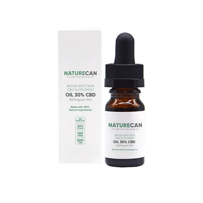 Naturecan 30% 3000mg CBD Broad Spectrum MCT Oil 10ml