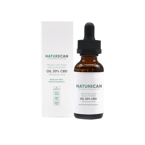 Naturecan 30% 9000mg CBD Broad Spectrum MCT Oil 30ml