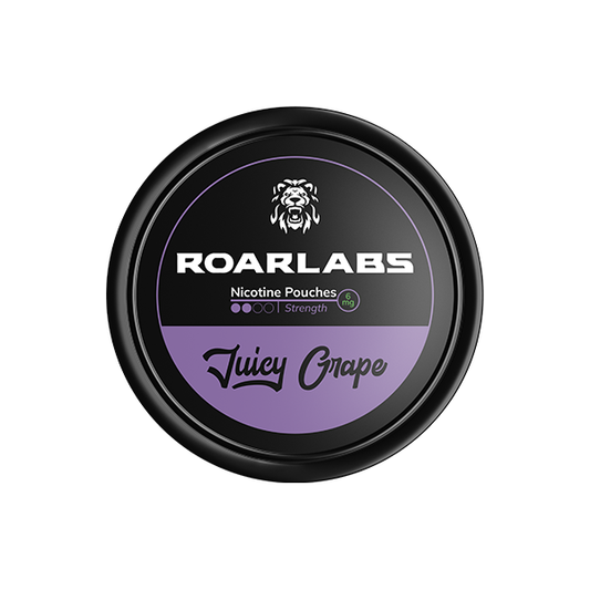 6mg Roarlabs Juicy Grape Nicotine Pouch - 20 Pouches