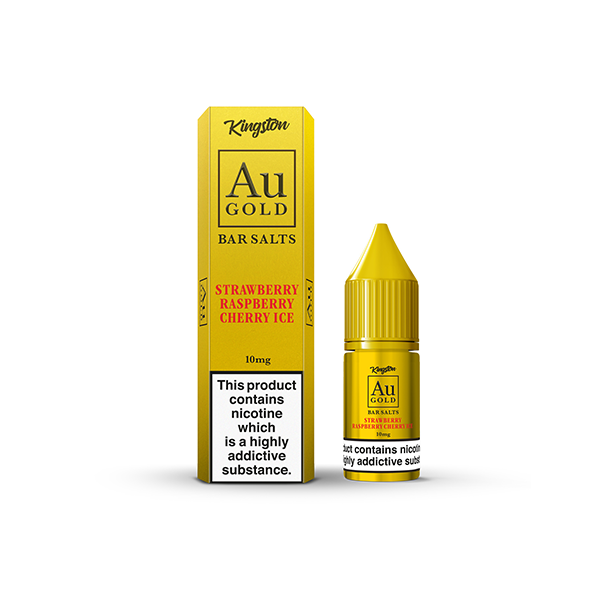 10mg AU Gold By Kingston Nic Salt 10ml (60VG/40PG)