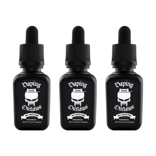 0mg Avant Garde E-liquid Vaping Outlaws Range Glass Shortfill 30ml (100VG)