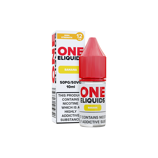 12mg One E-Liquids Flavoured Nicotine E-Liquid 10ml (50VG/50PG)