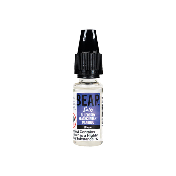 10mg Bear Flavours Vape 10ml Nic Salts (50VG/50PG)