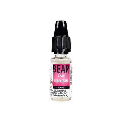 10mg Bear Flavours Vape 10ml Nic Salts (50VG/50PG)