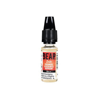 10mg Bear Flavours Vape 10ml Nic Salts (50VG/50PG)