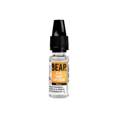 10mg Bear Flavours Vape 10ml Nic Salts (50VG/50PG)