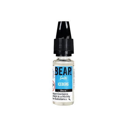 10mg Bear Flavours Vape 10ml Nic Salts (50VG/50PG)