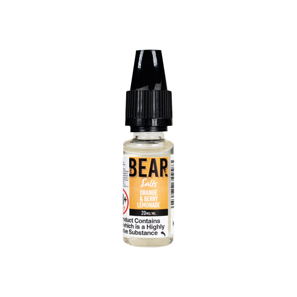 10mg Bear Flavours Vape 10ml Nic Salts (50VG/50PG)