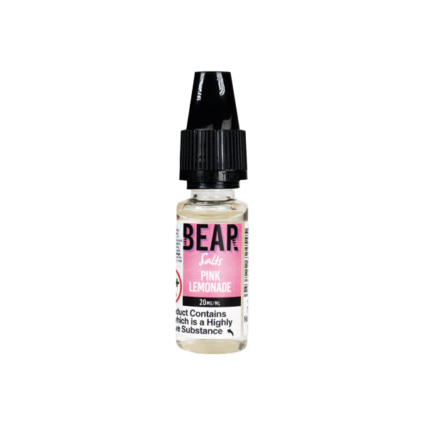 10mg Bear Flavours Vape 10ml Nic Salts (50VG/50PG)