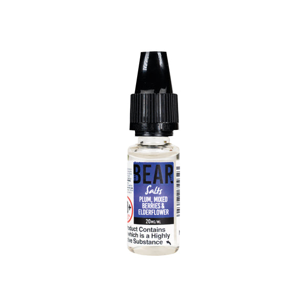 10mg Bear Flavours Vape 10ml Nic Salts (50VG/50PG)