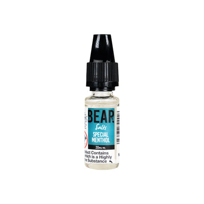 10mg Bear Flavours Vape 10ml Nic Salts (50VG/50PG)