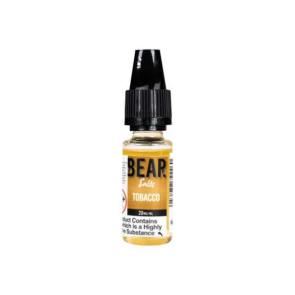 10mg Bear Flavours Vape 10ml Nic Salts (50VG/50PG)