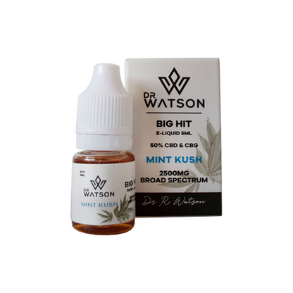 Dr Watson Big Hit 2500mg CBD & CBG E-liquid 5ml