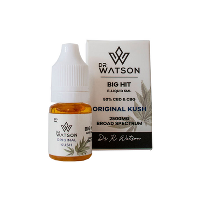 Dr Watson Big Hit 2500mg CBD & CBG E-liquid 5ml