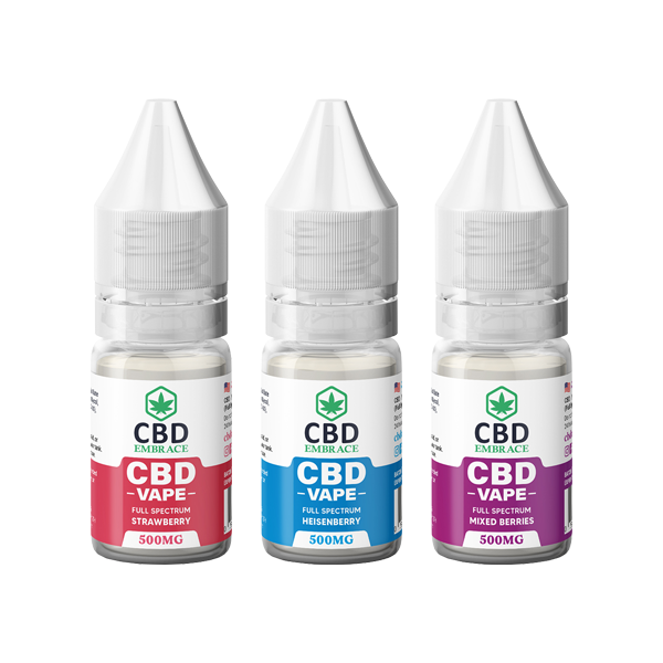 CBD Embrace 500mg Full Spectrum CBD Vape Oil - 10ml